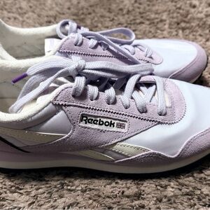 Reebok Women's Lavender and White Sneakers